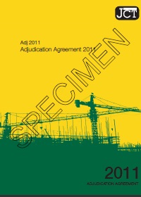 JCT adjudication agreement 2011 (Withdrawn)