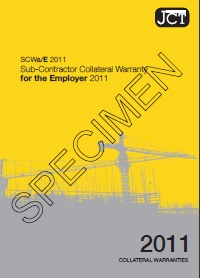 JCT sub contractor collateral warranty for employer 2011 (Withdrawn)