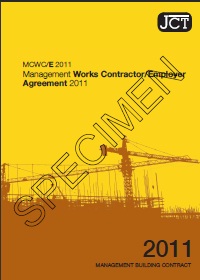 JCT management works contractor/employer agreement 2011 (Withdrawn)