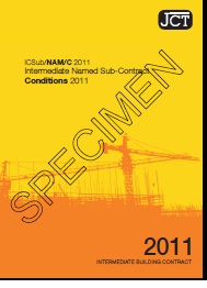 JCT intermediate named sub-contract - conditions (includes New rules of measurement update - 2012) (Withdrawn)