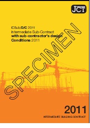 JCT intermediate sub-contract with sub-contractor's design - conditions (includes New rules of measurement update - 2012) (Withdrawn)