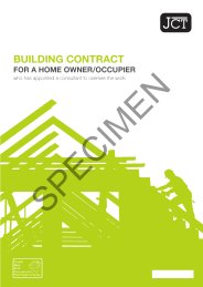 JCT building contract and consultancy agreement for a home owner/occupier (HO/C and HO/CA) (revised July 2009, revised March 2015) (Withdrawn)