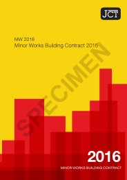 JCT minor works building contract 2016 (Withdrawn)