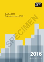 JCT sub-subcontract 2016 (Withdrawn)