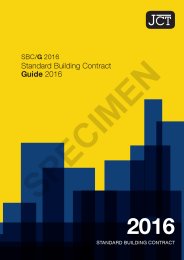 JCT standard building contract - guide 2016 (Withdrawn)