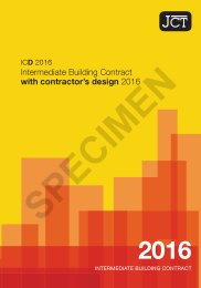 JCT intermediate building contract with contractor's design 2016 (Withdrawn)