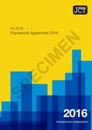 JCT framework agreement 2016