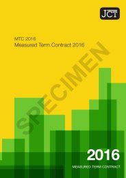 JCT measured term contract 2016 (Withdrawn)