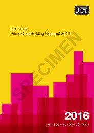 JCT prime cost building contract 2016 (Withdrawn)