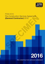 JCT pre-construction services agreement - general contractor 2016 (Withdrawn)