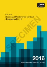 JCT repair and maintenance contract - commercial 2016 (Withdrawn)