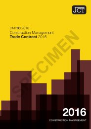 JCT construction management trade contract 2016 (Withdrawn)