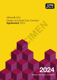 Design and build sub-contract. Agreement 2024