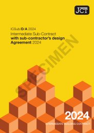 Intermediate sub-contract with sub-contractor's design agreement 2024