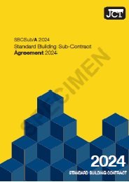 Standard building sub-contract agreement 2024