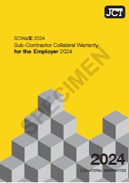 Sub-contractor collateral warranty for the employer 2024