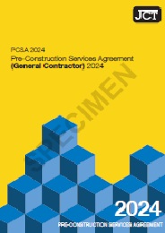 Pre-construction services agreement (general contractor) 2024