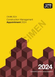 Construction management appointment 2024