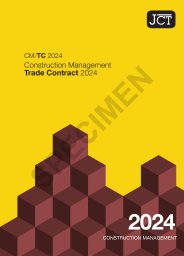 Construction management trade contract 2024