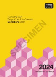 Target cost sub-contract. Conditions 2024