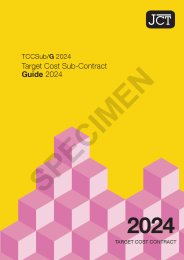 Target cost sub-contract. Guide 2024