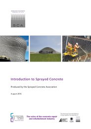 Introduction to sprayed concrete