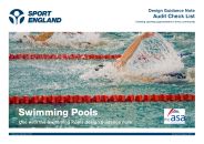 Swimming pools: Audit checklist