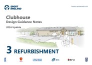 Clubhouse - refurbishment