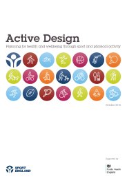 Active design - planning for health and wellbeing through sport and physical activity