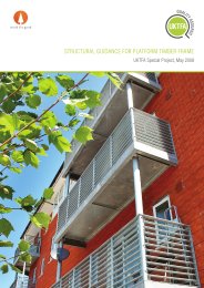 Structural guidance for platform timber frame