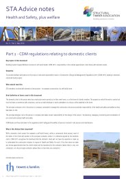 CDM regulations relating to domestic clients