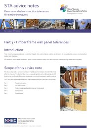 Recommended construction tolerances for timber structures. Timber frame wall panel tolerances