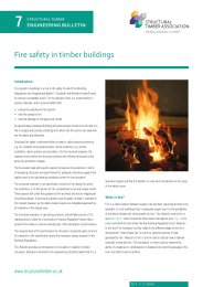 Fire safety in timber buildings