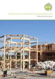 Reducing the risk of timber frame fires during construction: wireless ...