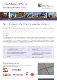 Robustness of CLT structures. Part 2 - Key principles for CLT wall to foundation interfaces