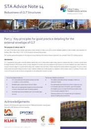 Robustness of CLT structures. Part 3 - Key principles for good practice detailing for the external envelope of CLT