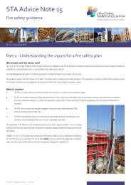 Fire safety guidance. Part 2 - Understanding the inputs for a fire safety plan
