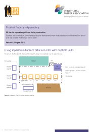 Off the site separation guidance during construction - using separation distance tables on sites with multiple units