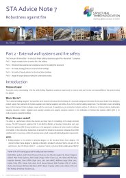 Robustness against fire. External wall systems and fire safety