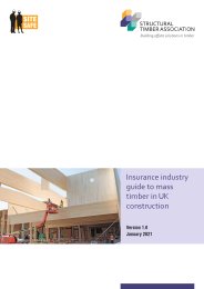 Insurance industry guide to mass timber in UK construction
