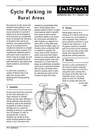 Cycle parking in rural areas