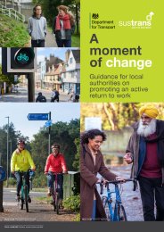 Moment of change. Guidance for local authorities on promoting an active return to work