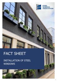 Guide to installation of steel windows