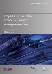 Properties of concrete for use in Eurocode 2. How to optimise the engineering properties of concrete in design to Eurocode 2