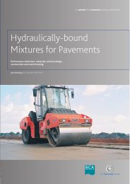 Hydraulically-bound mixtures for pavements. Performance, behaviour, materials, mixture design, construction and control testing
