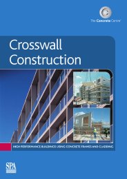Crosswall construction: high performance buildings using concrete frames and cladding