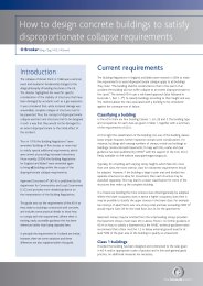 How to design concrete buildings to satisfy disproportionate collapse requirements