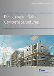 Designing for safer concrete structures. Outlining how designers can make a difference