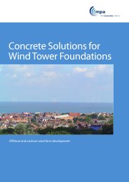 Concrete solutions for wind tower foundations. Offshore and onshore wind farm development