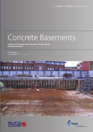 Concrete basements. Guidance on the design and construction of in-situ concrete basement structures